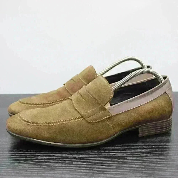 Robert Wayne Brown Suede Leather Men’s Loafers main image 8